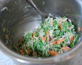 しらすのかき揚げ～大根の葉＆人参～作り方2写真