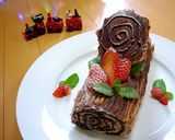 クリスマスケーキ☆ＨＭ☆ブッシュドノエル作り方26写真