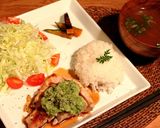 チキンステーキ　アボカドソース添え作り方7写真