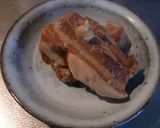 ごぼう茶で煮る、ラフテー風煮物作り方4写真