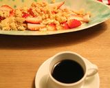 いちごとアイスとクランブルのデザート☆作り方15写真