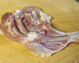 チキンソテー　ポルチーニソース添え作り方5写真