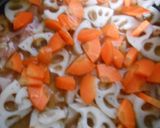 若鶏のこま切れとレンコンの炊き込みご飯作り方9写真