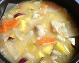 具だくさん＊野菜たっぷり酒粕入り味噌汁作り方5写真