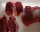 砂ずり　酢漬け（菊花大輪）作り方2写真