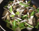 かぶとキノコの炒め作り方3写真