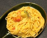 簡単♪こくうまトマトクリームパスタ作り方8写真