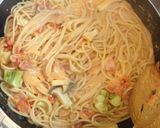 簡単♪こくうまトマトクリームパスタ作り方7写真