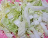 和漢洋♪白菜とお餅のホットミルクスープ作り方1写真