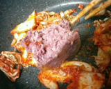 コンビーフで簡単☆あったかピリ辛ぞうすい作り方1写真