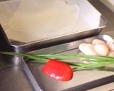 帆立の焼き春巻き。作り方1写真