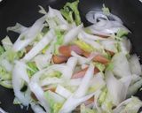 和漢洋♪白菜とお餅のホットミルクスープ作り方5写真