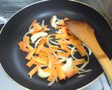 ベーコンと野菜のスープパスタ作り方3写真