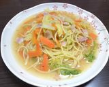 ベーコンと野菜のスープパスタ作り方8写真
