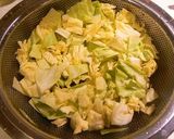 キャベツと鶏肉のポン酢マスタード蒸し作り方2写真