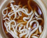 ハンバーグ入り鍋焼きうどん作り方4写真
