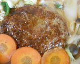ハンバーグ入り鍋焼きうどん作り方8写真