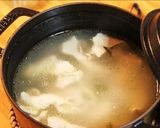 ＊STAUB＊鶏と薬味のぽっかぽかスープ作り方6写真