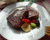 混ぜて焼くだけ☆ココアフレンチトースト作り方5写真