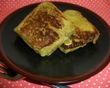 混ぜて焼くだけ抹茶フレンチトースト作り方3写真