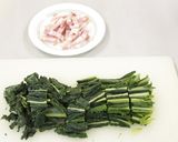 黒キャベツとベーコンのパスタ作り方3写真