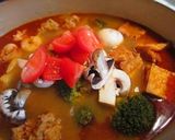 ☆簡単！冷蔵庫あまりものトムヤム鍋☆作り方3写真