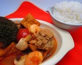 ☆簡単！冷蔵庫あまりものトムヤム鍋☆作り方4写真