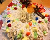 簡単☆混ぜ混ぜクリスマスリースケーキ♪作り方6写真