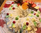 簡単☆混ぜ混ぜクリスマスリースケーキ♪作り方7写真