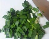 ごま香る~たっぷりしらすとニラの塩パスタ作り方1写真
