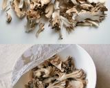 舞茸美味しい！キャベツ＆いり卵のサラダ作り方2写真