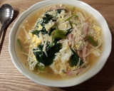 ほうれん草のあったかとろとろスープ作り方6写真