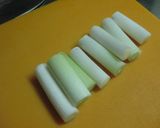 レンジで２分★ねぎの温サラダ作り方1写真