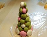 マカロンタワーのツリーで☆Xmasケーキ作り方13写真