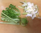 大根茎&皮と桜エビの佃煮作り方1写真