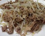 絶品★牛肉もやし蒸し、なめこおろしタレ作り方4写真