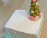 マカロンタワーのツリーで☆Xmasケーキ作り方16写真