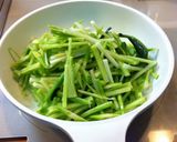 ブロッコリーの茎のバター醤油作り方4写真
