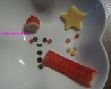 キャラ弁☆おにぎりdeクリスマス気分作り方2写真