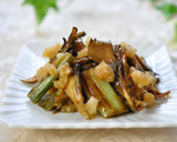 焼き舞茸＆ネギのさっぱり♪みぞれ和え作り方5写真