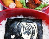 海苔でキャラ弁 ルフィ ゾロ ナミ 作り方2写真
