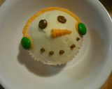 カップケーキのデコ(ゆきだるま)作り方6写真