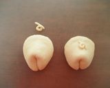 成形簡単!ぶたのおしりパン♪作り方4写真