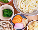 一人鍋♡白だしで作るあつあつ鍋焼きうどん作り方1写真
