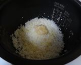 塩麹deローズマリーの炊き込みご飯作り方1写真