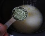 塩麹deローズマリーの炊き込みご飯作り方3写真