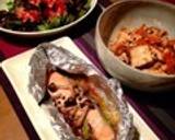 フライパンで♪鮭ときのこのホイル焼き作り方25写真