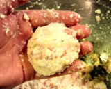 節約♪豚コマ肉とお豆腐の唐揚げくん作り方3写真