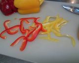 水菜とタコのカルパッチョ作り方1写真
