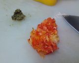 水菜とタコのカルパッチョ作り方2写真